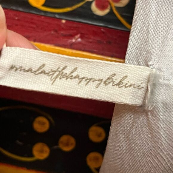 Malai Mini Tank Slip Dress, Sea Foam ombré, fully lined, Vacay Beach Dress NEW L - Picture 7 of 14